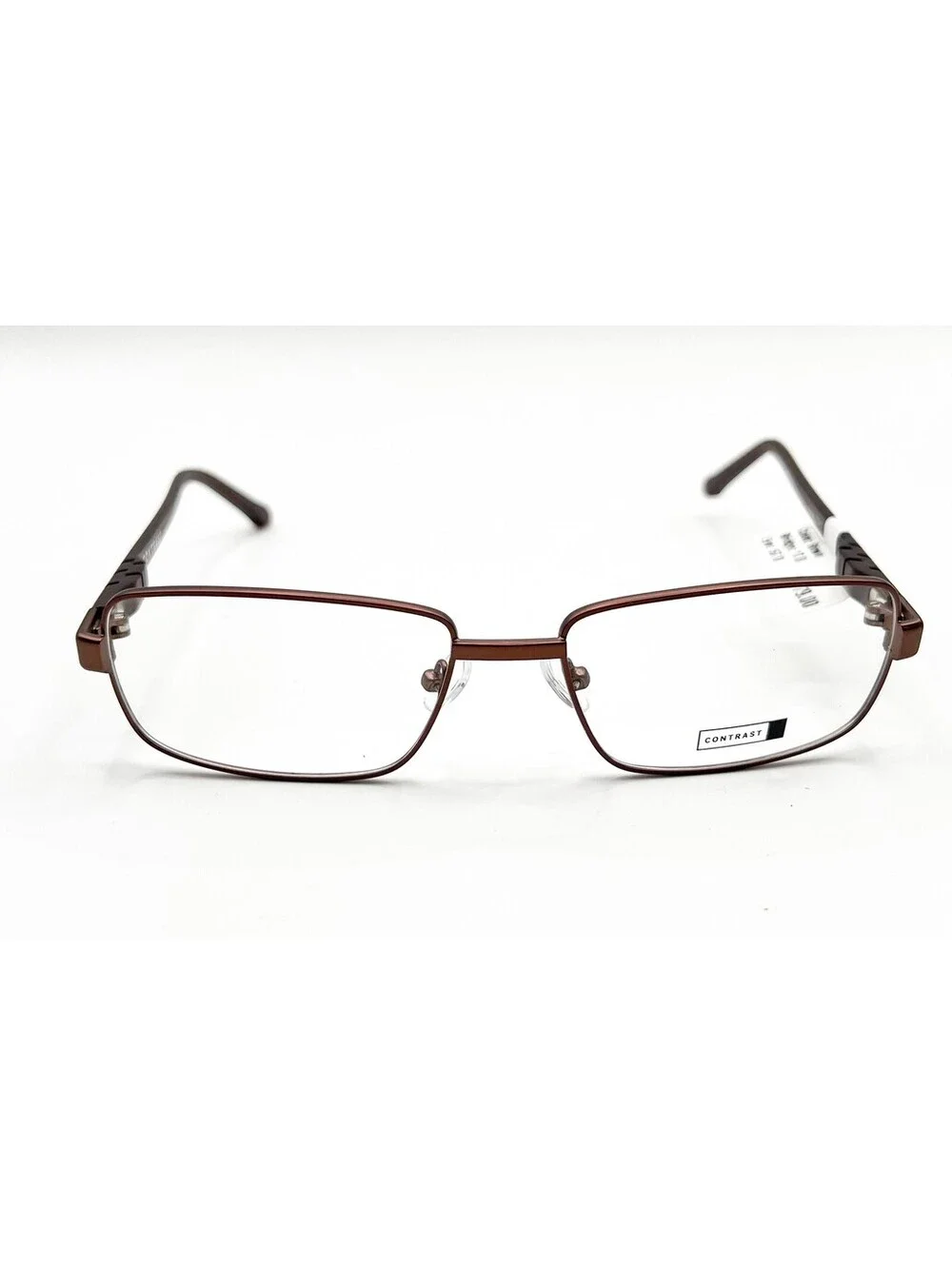 Contrast Focus Brn Brown Authentic Eyeglasses 57-17-145